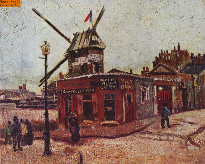Moulin de La Galette nach van Gogh Gemäldeimitation